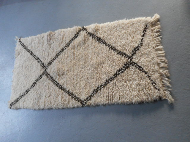 1970' wool carpet 156x80cm