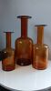 3 GULVASE  de Otto Brauer pour Holmegaard  1962