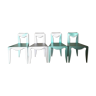 4 chaises Carlo et Tobia Scarpa