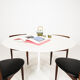 Round marble Tulip dining table by Eero Saarinen, 2000s