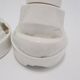 Duo of white ceramic wall lamps