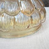 Apricot-colored flower ceiling lamp