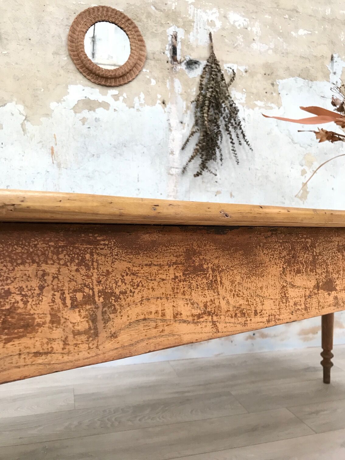 Vintage farm table