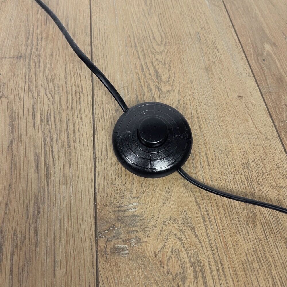 Design floor lamp 50s wired metal foot