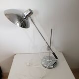 Articulated desk lamp in chromed metal by André Lavigne for Aluminor 1960