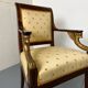 Fauteuil haut Empire français ancien