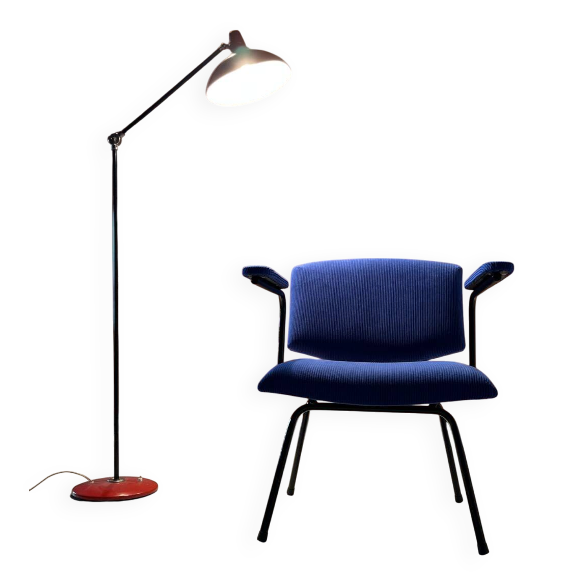 Fauteuil vintage entièrement rénové ,vers 1950