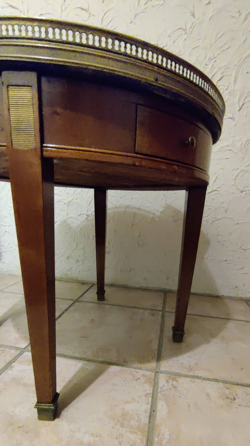Antique bouillotte table