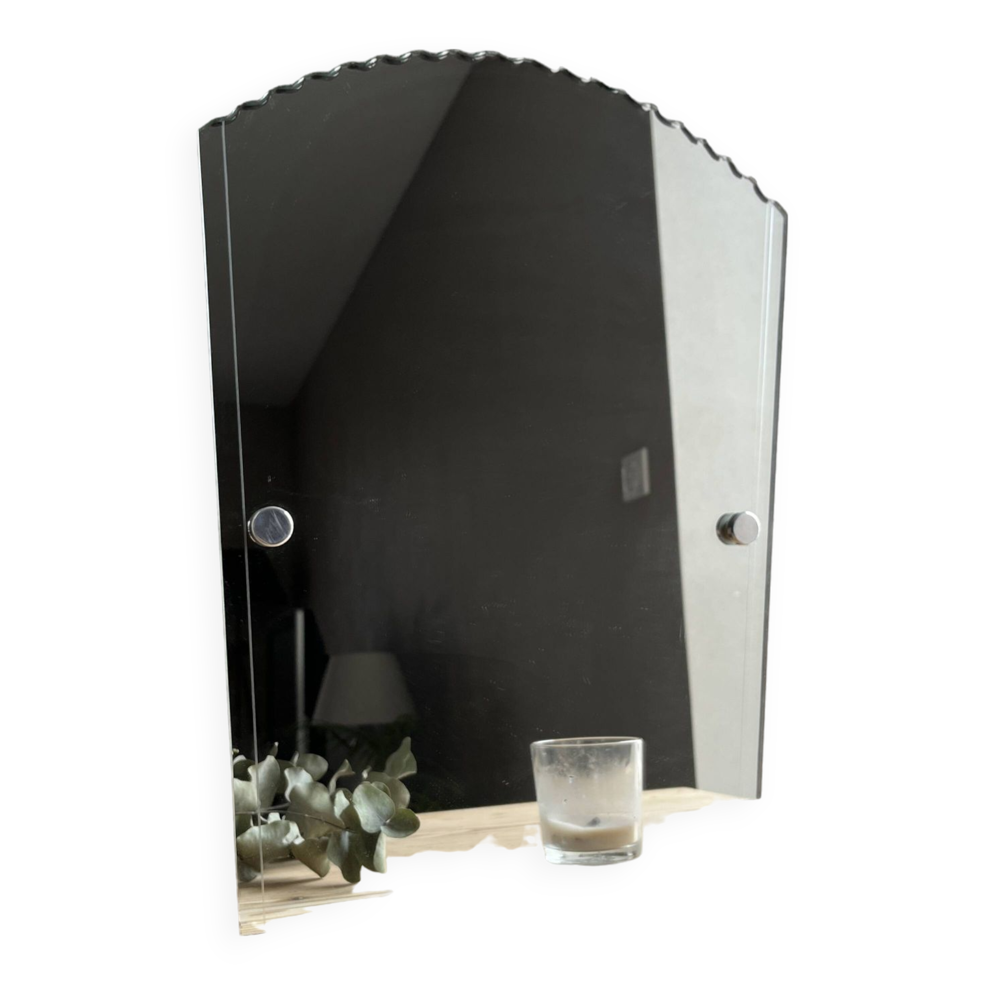 Old vintage beveled/chiseled mirror