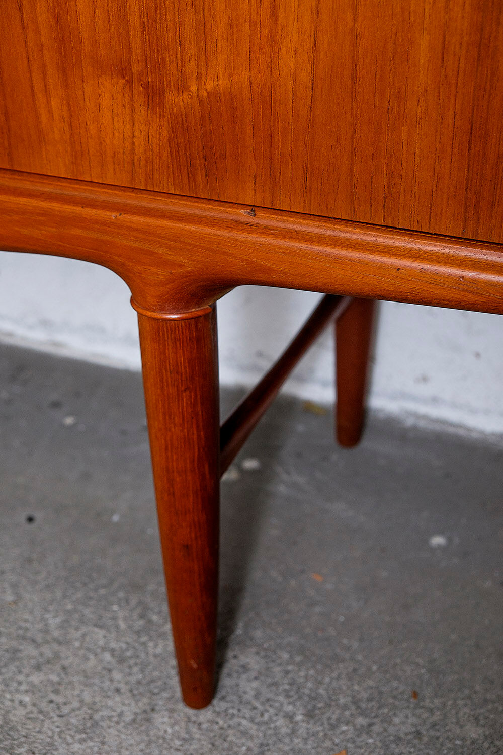 Danish teak highboard by Axel Christensen for ACO Møbler, 1960s
