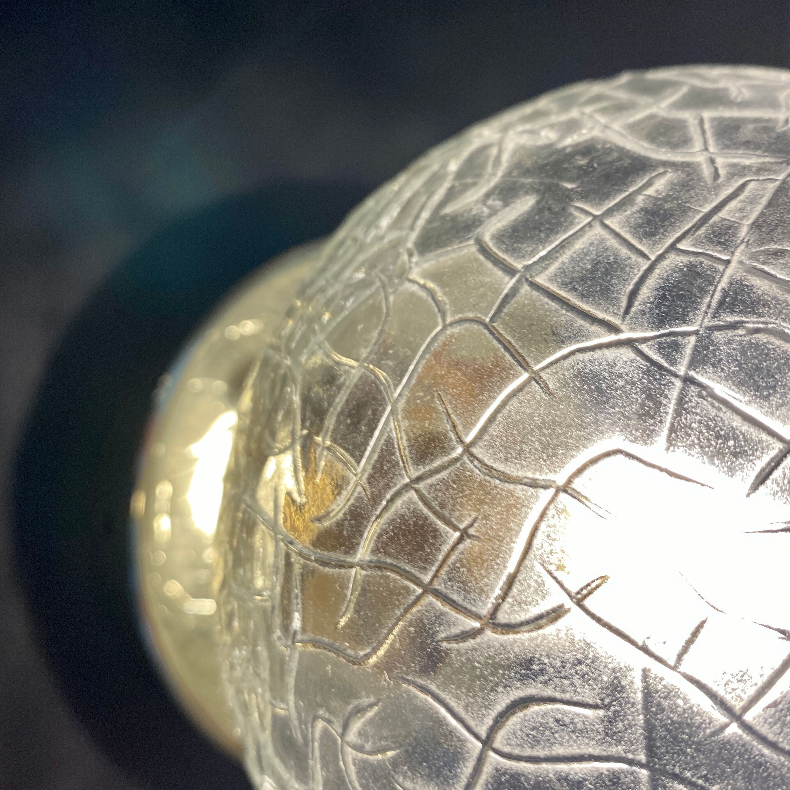 Wall lamp vintage glass globe