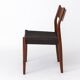 1 sur 2 chaises vintage Fristho Franeker en teck avec tissage en corde danoise – années 1960