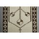 1970s Vintage Turkish Handmade Wool & Cotton Beige Runner Rug 89x320