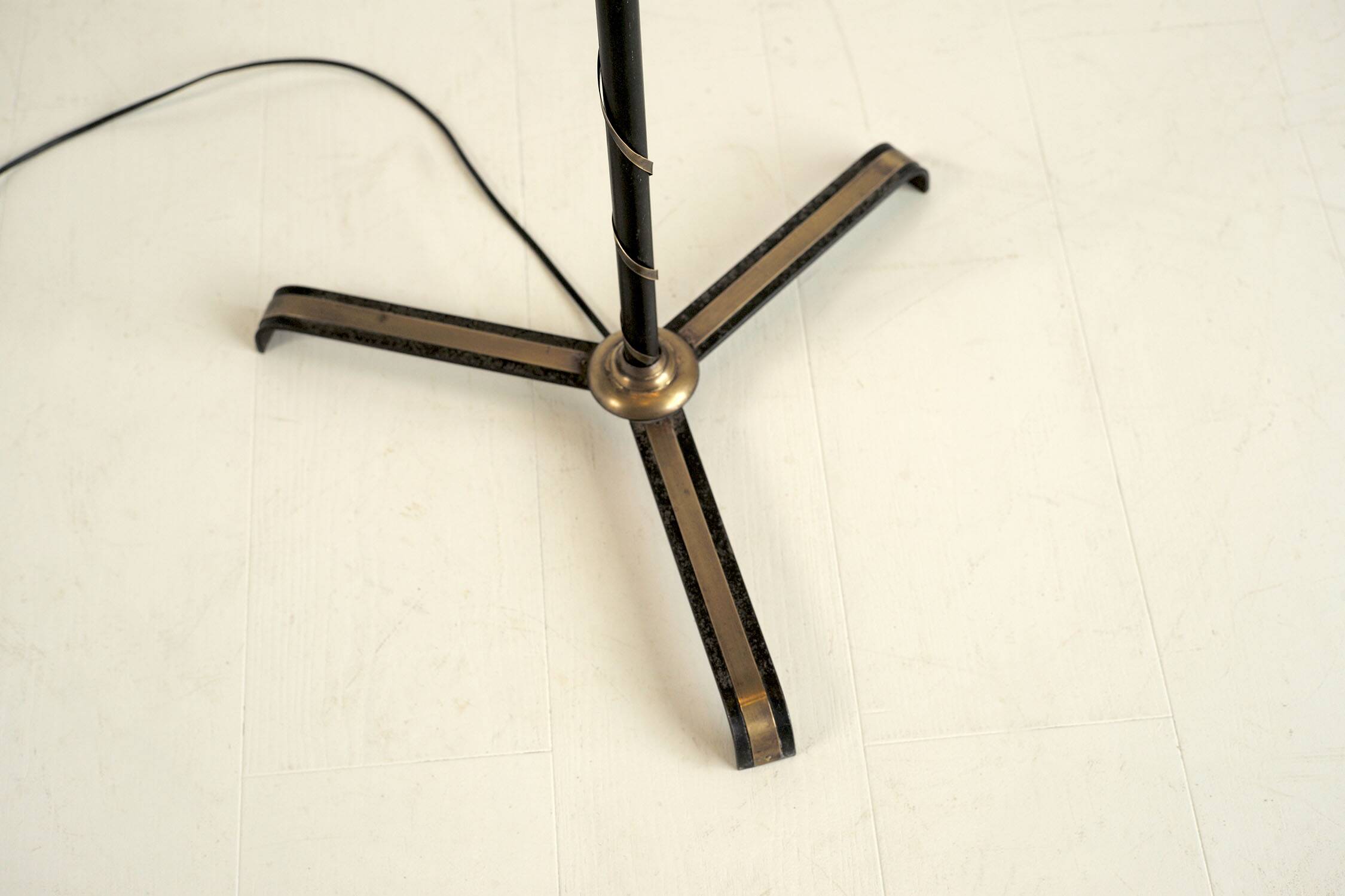 Three-light floor lamp, France 1950