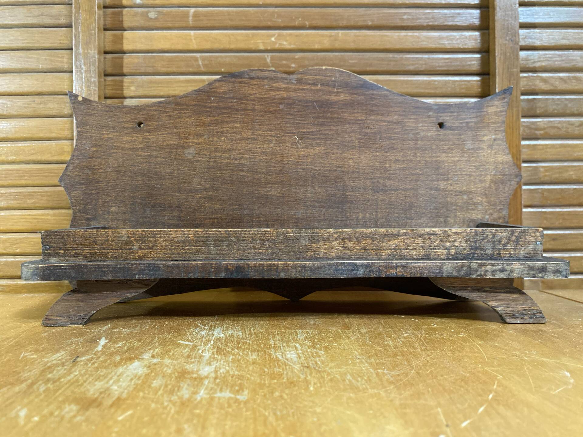 Etagère Ancienne Rangement Épices Bois Deco Cuisine Vintage #E521