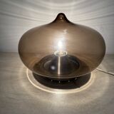 Mid-century Dijkstra smoked glass ceiling lamp space age, 1970’s
