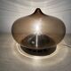 Plafonnier en verre fumé Dijkstra du milieu du siècle, Space Age, années 1970