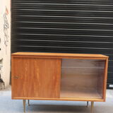 Teak bahut two doors 60s