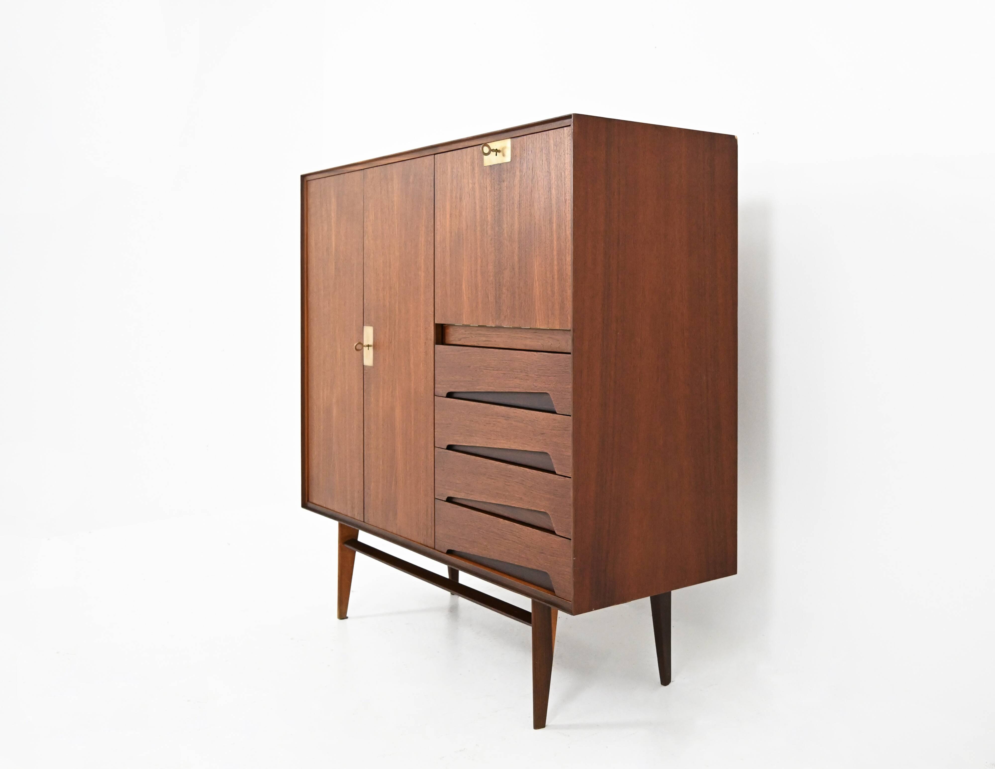 High buffet by Edmondo Palutari for Dassi Mobili Moderni, 1960s