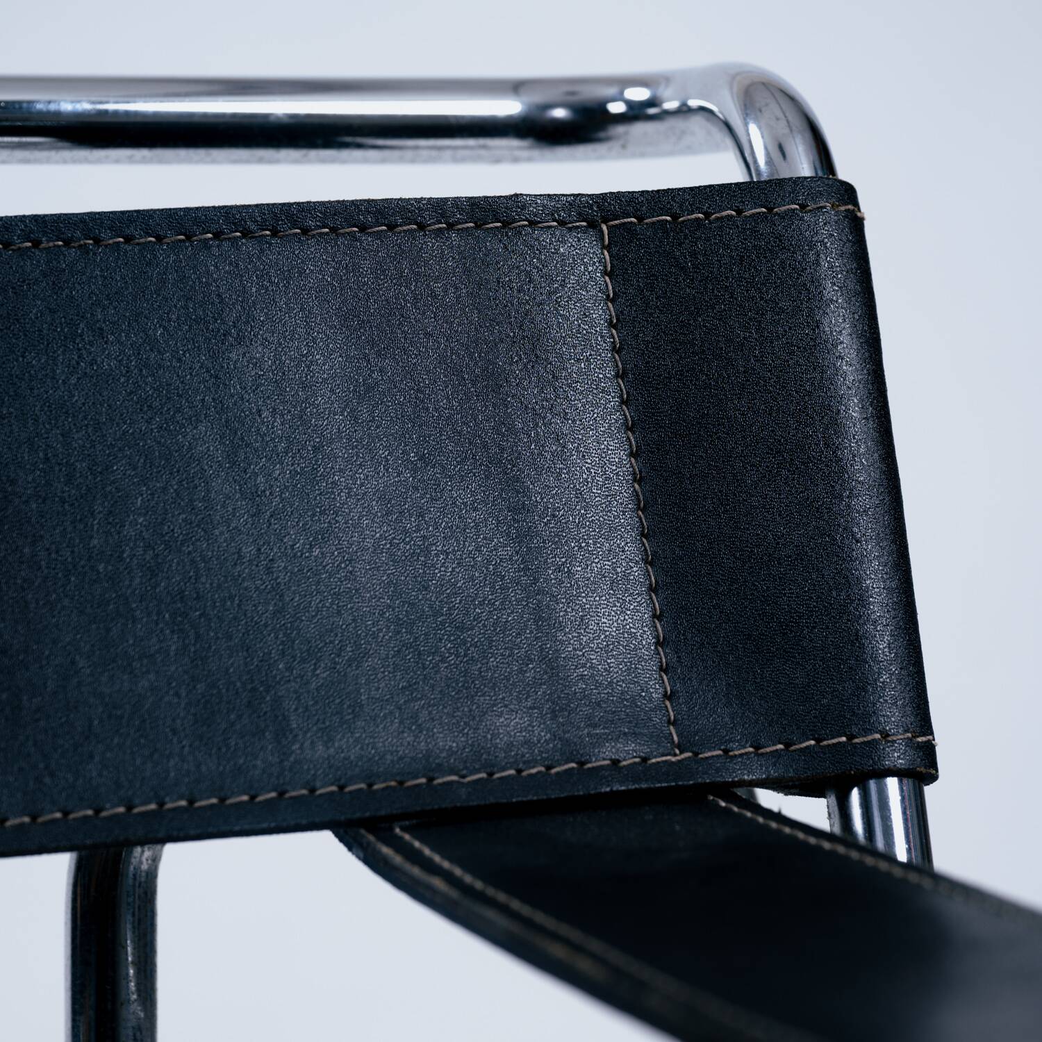 Chaise Wassily de Marcel Breuer, fabriquée en Italie, années 1970