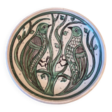 Vintage plate signed Lagrasse