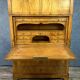 Louis Philippe - Charles X period secretary cabinet in blond walnut