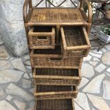 Chiffonnier en rotin