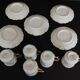 Series of five E. Bourgeois Paris porcelain coffee cups large deposit 1900