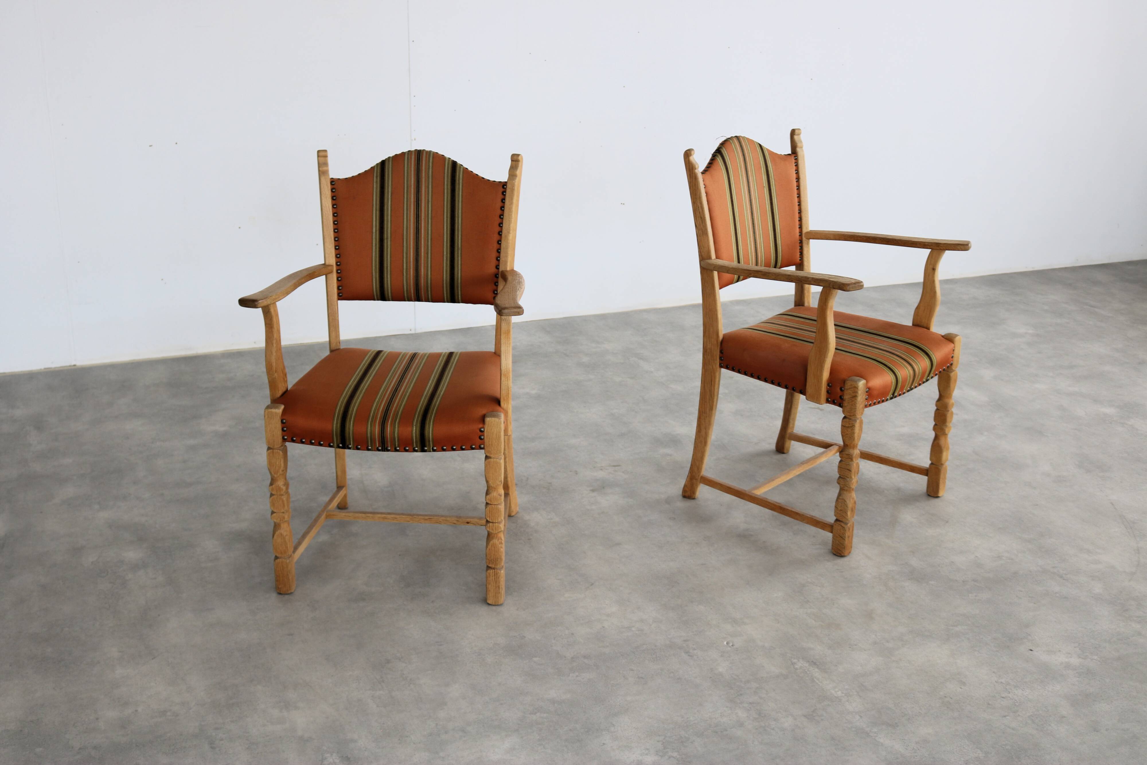 Brutalist dining chairs | vintage chairs | danish