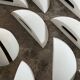 Set of 14 SEDAP plaster wall lights