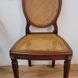 5 Louis XVI style medallion chairs