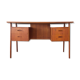 Danish teak floating desk by A.P. Svenstrup, 1960