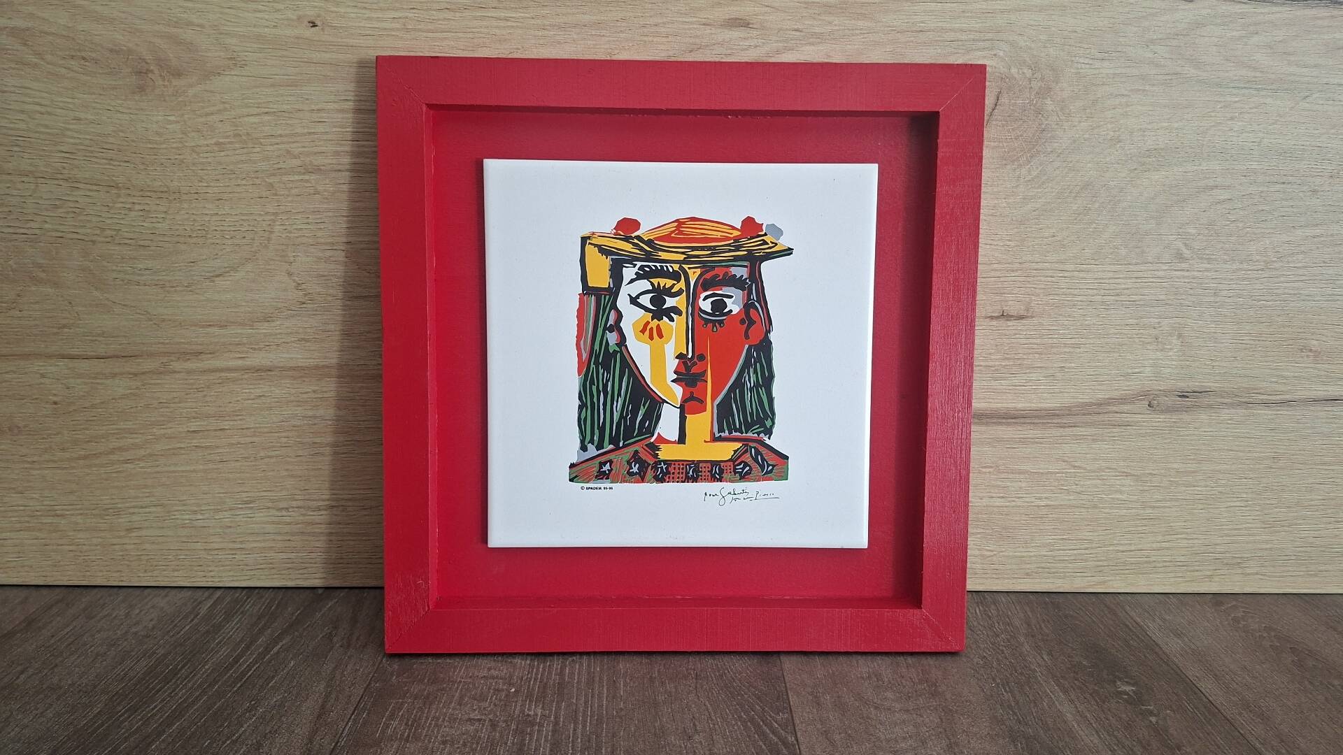 Cubist Table Ceramic Picasso (After)