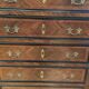 Weekly cabinet in rosewood from Rio and India and blackened pear Napoleon III