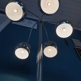 Eyeball floor lamp with 5 articulated lights