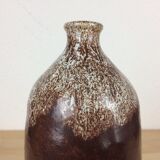 Bottle vase signed Accolay in sandstone