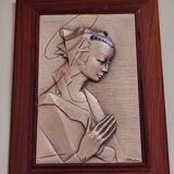 Plaque of a Virgin