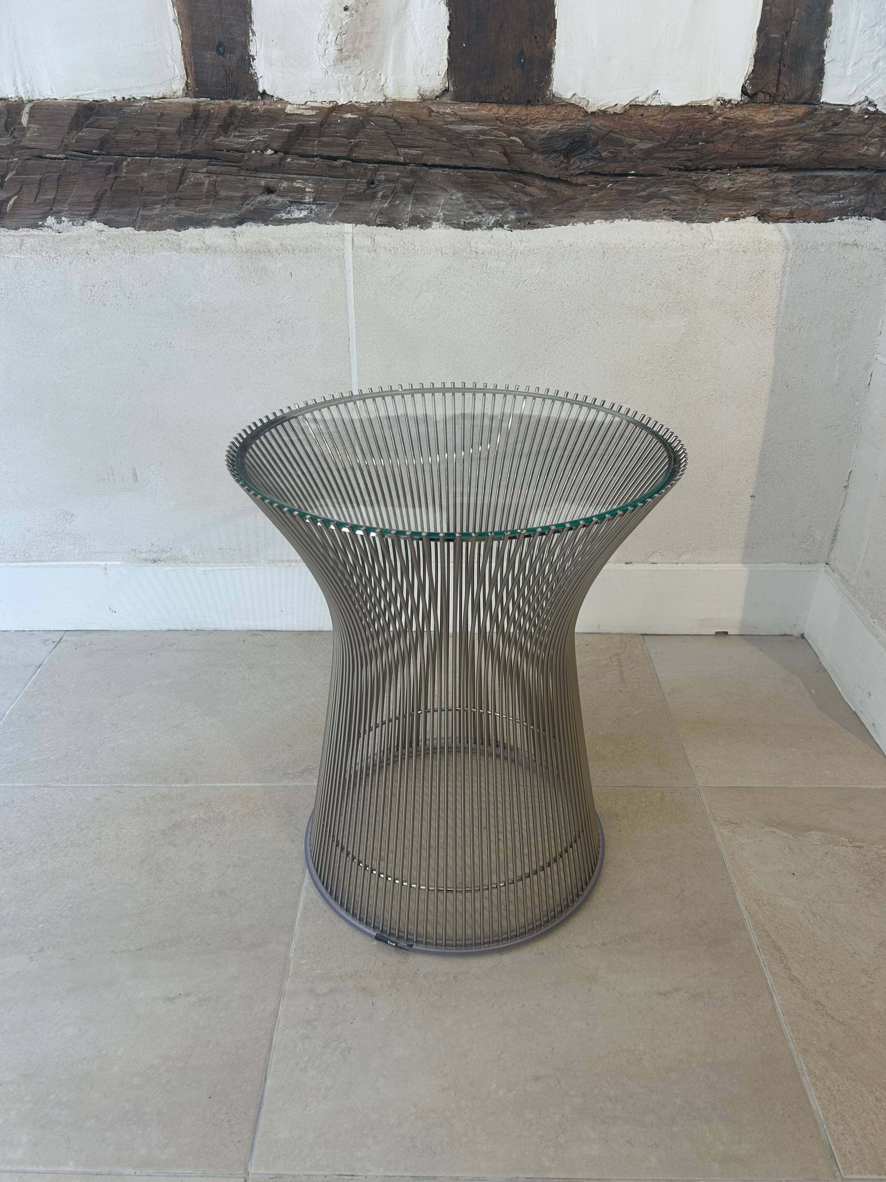 Warren Platner side table, Knoll