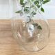 Engraved glass decanter