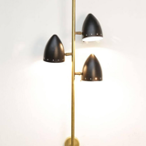 Italian 1950s black wall sconce