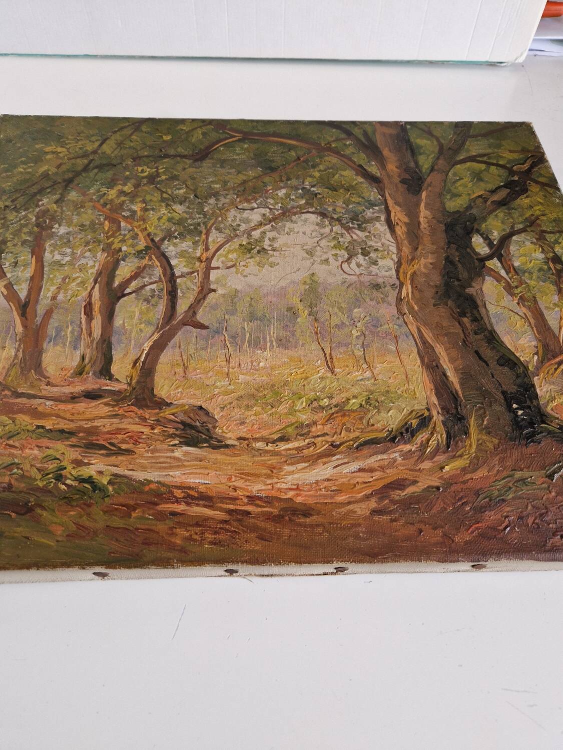 Old 19th century painting signed Jean Dufau