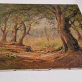Tableau signé Jean Dufau, XIXème s.