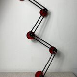Metal "w" coat rack with 5 hooks