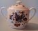 Sucrier en porcelaine décor japonisant
