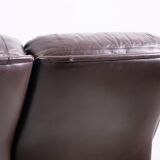 Modular leather sofa by michel cadestin for airborne