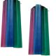 Lot de 2 appliques Tronchi en verre multicolore Pop Art des années 1970