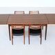 Niels Otto Moller large extendable dining table in rosewood Denmark 1960