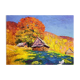 Peinture à l'huile "Rêvant des montagnes des Carpates en automne" par Boris Petrovich Serdyuk