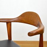 4 Fauteuils Danois en Teck Jacob Hermann  Randers Mobelfabrik 1960