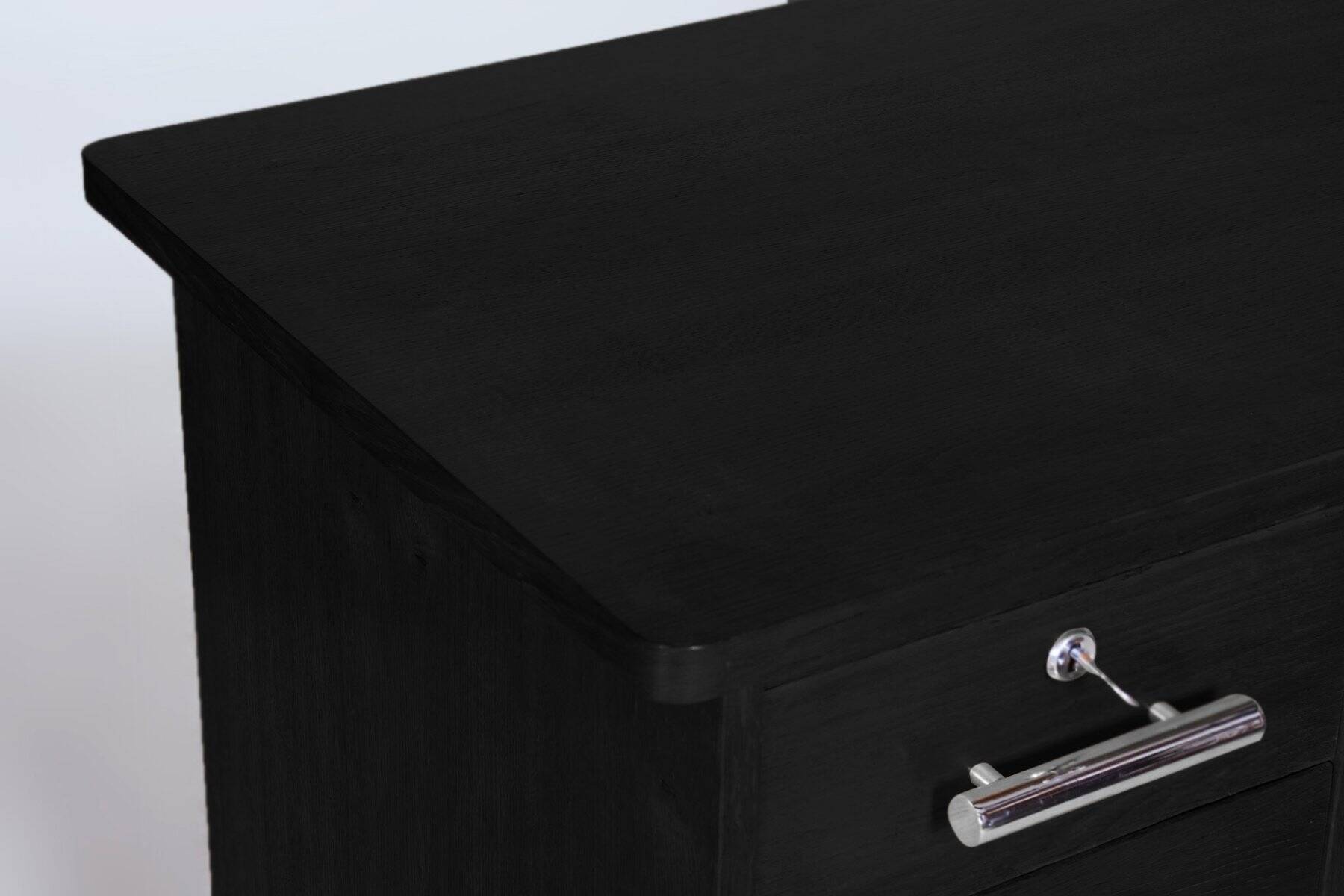 Czech Bauhaus Oak Writing Desk attributed to Jindrich Halabala for Up Závody, 1930s
